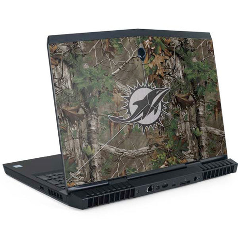 NFL Miami Dolphins Realtree Xtra Green Camo Dell Alienware Skin